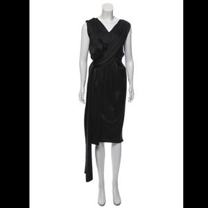 Marc Jacobs Sleeveless Silk Open Back Long Dress